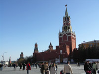 Москва - Красная площадь и башни Кремля