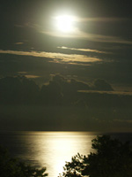 Черное море - Морской пейзаж ночью